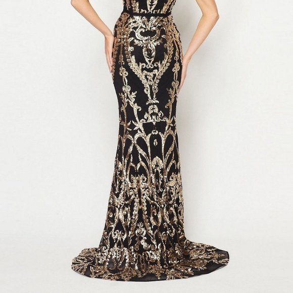 Sweetheart Neck Lace Long Prom Dress JT247 - Picture 4 of 5